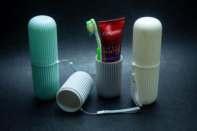 Hộp đựng bàn chải kem đánh răng đồ cá nhân du lịch bằng nhựa PV -dài 20cm 