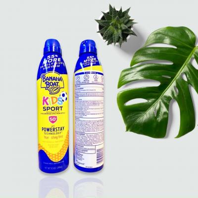 CHAI TO ĐÙNG 269g Xịt chống nắng Banana Boat Kids SPORT Spray Sunscreen SPF50 bảo vệ toàn diện cho bé yêu